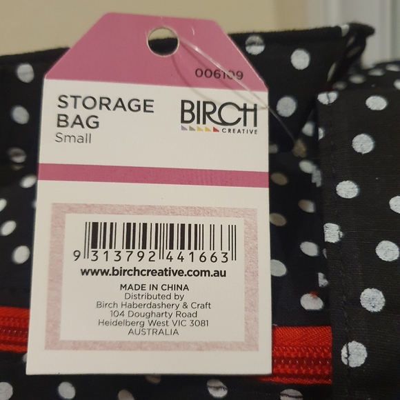 Birch Storage Bag polka dot - Picture 2 of 6